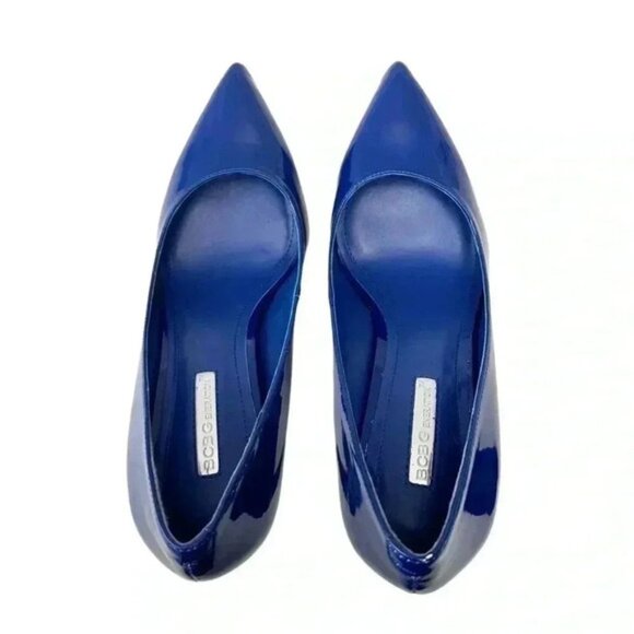 BCGBeneration Pointy Toe Pumps High Heel Platform Stilettos Cobalt Blue Size 7 - Picture 6 of 16